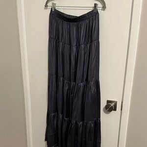 Philosophy Charcoal Purple/Blue Hue Maxi Skirt